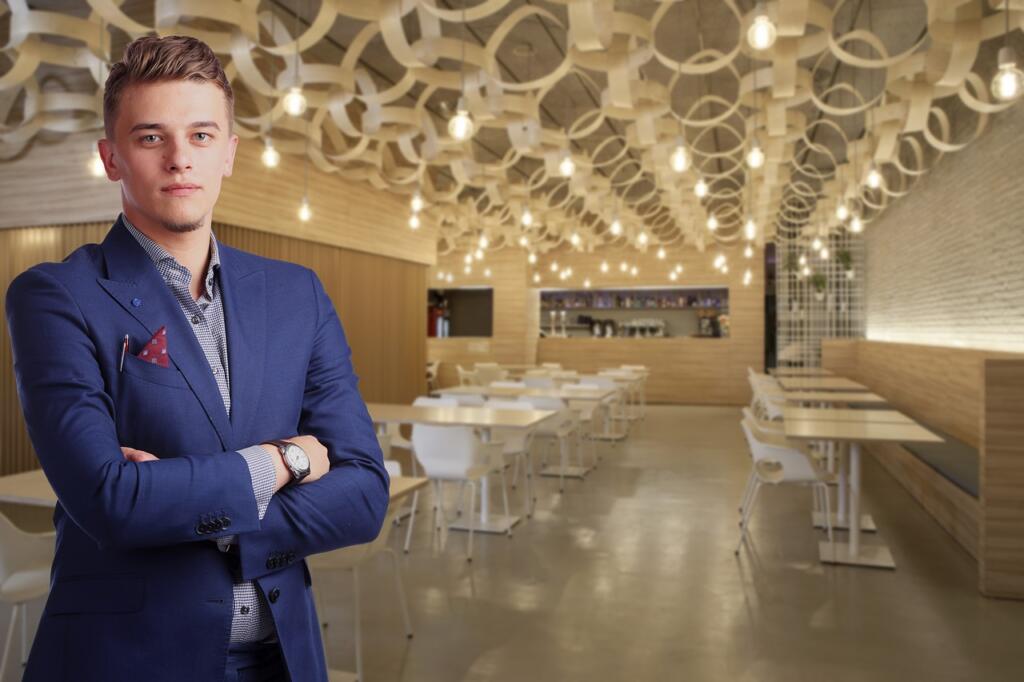 自信あふれる経営者