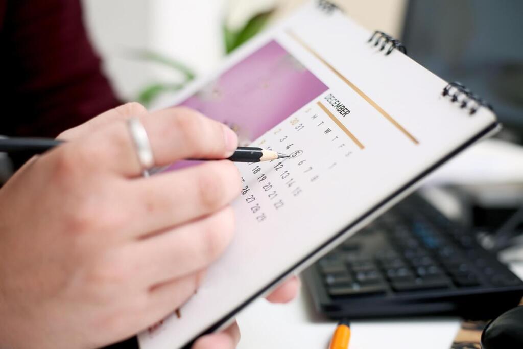 回収サイトをカレンダーで確認する